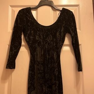 RD STYLE black velvet dress XS